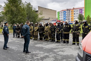 Пожарно-тактические учения на базе СГУГиТ