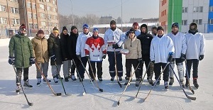 В СГУГиТ прошла матчевая встреча по хоккею между студентами и преподавателями