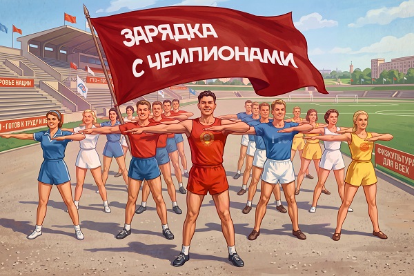 Зарядка с чемпионами в СГУГиТ!