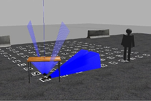 SSUGT students developed software for emergency stopping of a multi-rotor drone when an obstacle is detected